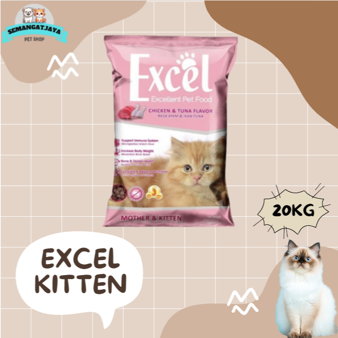 Jual Excel kitten 20 Kg (Instant) | Shopee Indonesia
