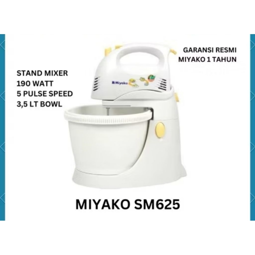 Jual Stand Mixer Miyako Sm 625 / mixer com miyako sm625 | Shopee Indonesia