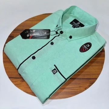 Kemeja Polos Lengan Pendek Pria Kemeja Polos Motif List Kemeja Lengan Pendek Becco