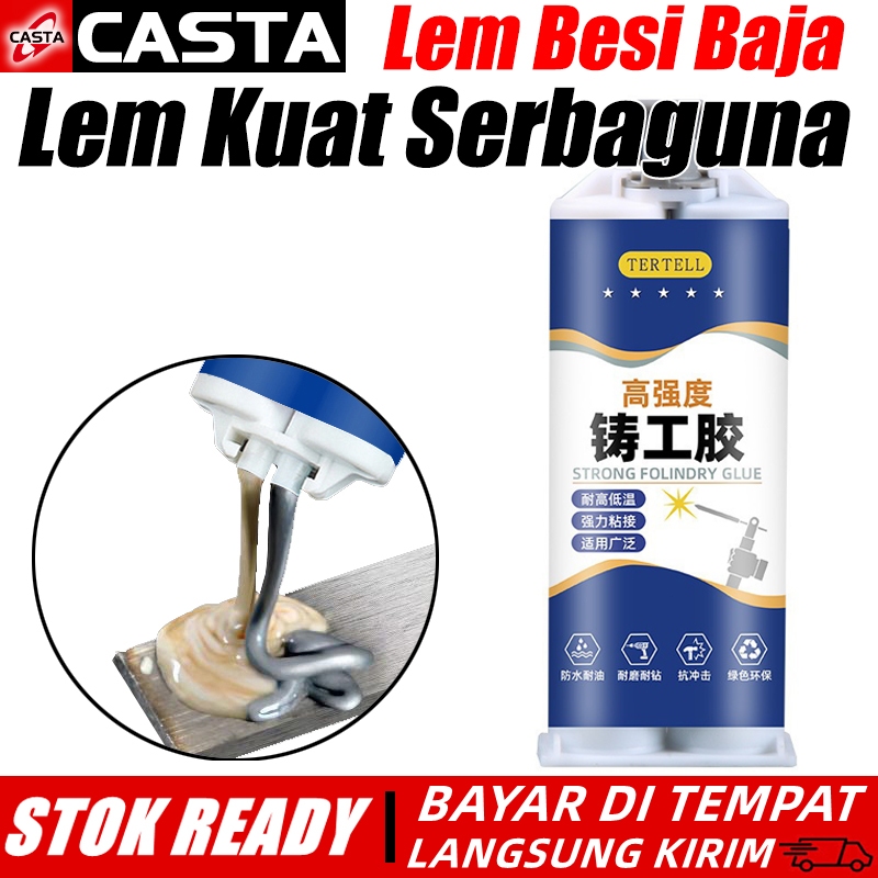 Jual CASTA Lem AB Industri Tahan Panas 300°C Perekat Logam Kuat ...