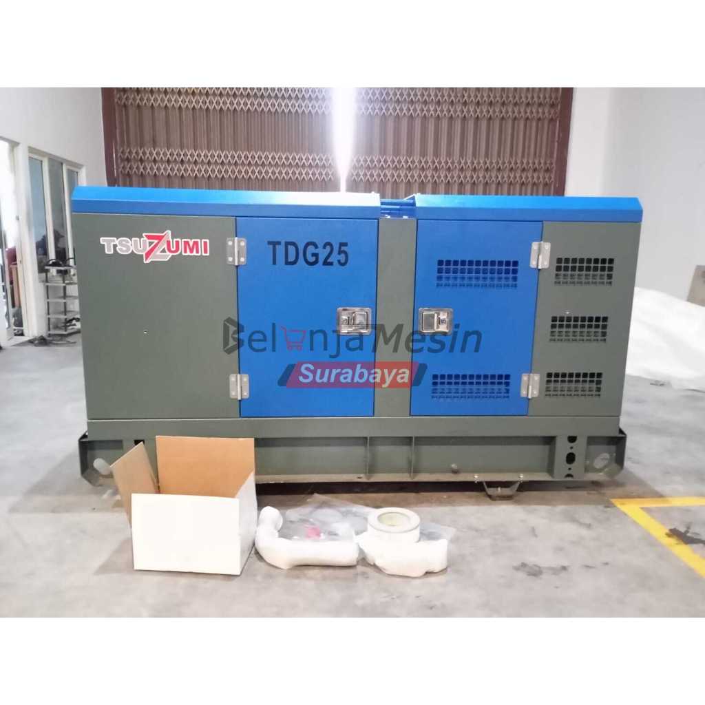 Jual Genset Diesel 25 KVA Silent 3 Phase Tsuzumi TDG 25 KVA Japan ...
