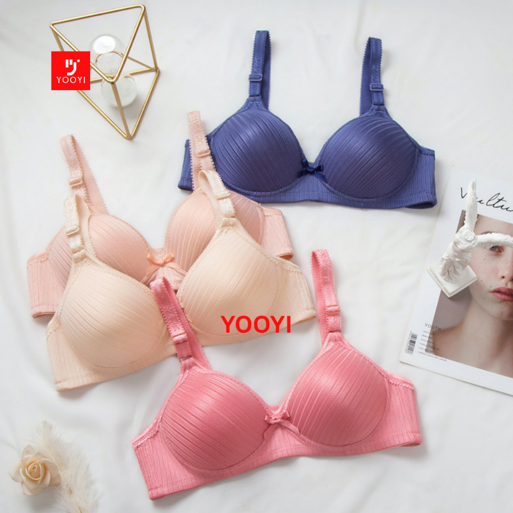 Jual Yooyi Bh Big Size Perempuan Tanpa Kawat Bra Wanita Jumbo 36-44 ...