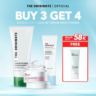 The Originote Bundle Basic Skincare - Facial Wash + Moisturizer + Sunscreen