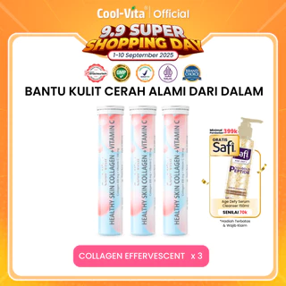 Coolvita Collagen Effervescent (3 Tube - 60 Tablet)