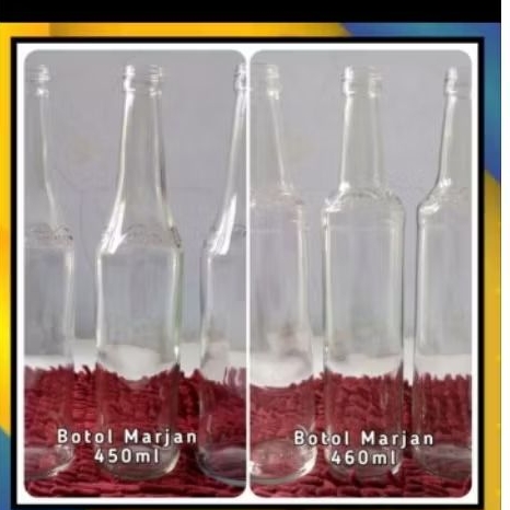 Jual BOTOL KACA Botol Kaca Polos 650ml + | Botol Madu | Botol Jamu ...