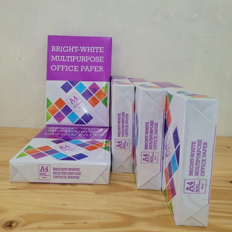 Jual Bmo Copy Paper Kertas Hvs A4 75 Gram Warna Putih 1 Dus 5 Rim ...