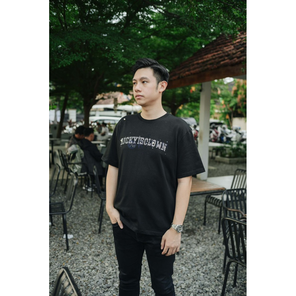 Jual RIC Ricky Is Clown Jewerly Smiley Tee Black Original / Baju Kaos ...
