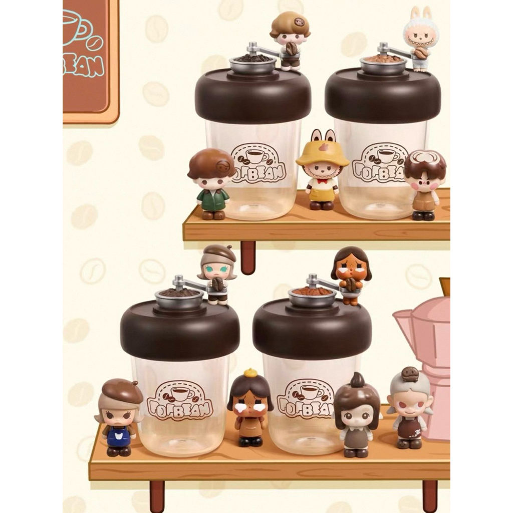 Jual Pop Mart Bubble Cubes Coffee Factory Series Blind Bottles ...