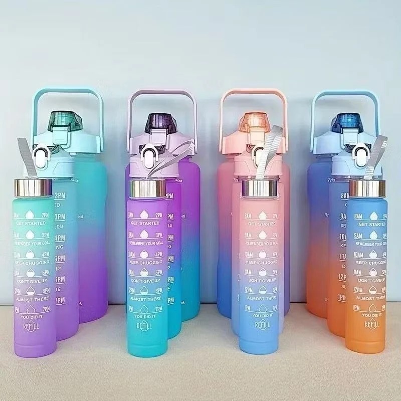 Jual (3 pcs) BOTOL VIRAL 1 SET ISI 3 PCS BOTOL VIRAL 2 LITER+ 100 ml ...