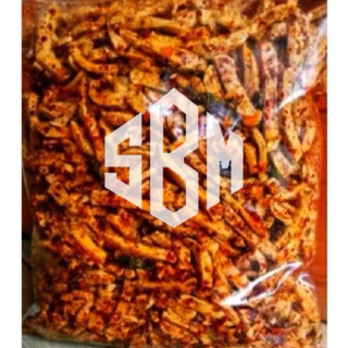 Basreng 1kg Pedas Daun Jeruk Original Camilan Kriuk Murah Enak