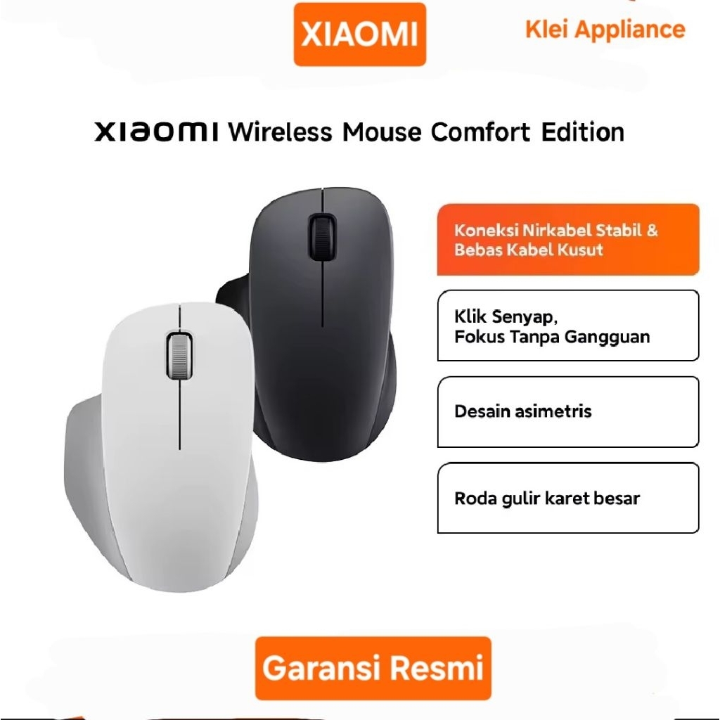 Jual Xiaomi Wireless Mouse Comfort Edition Koneksi Nirkabel Stabil ...