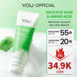 YOU Hy! Amino AC-Ttack Anti-Acne Facial Wash Jerawat Kulit Berminyak