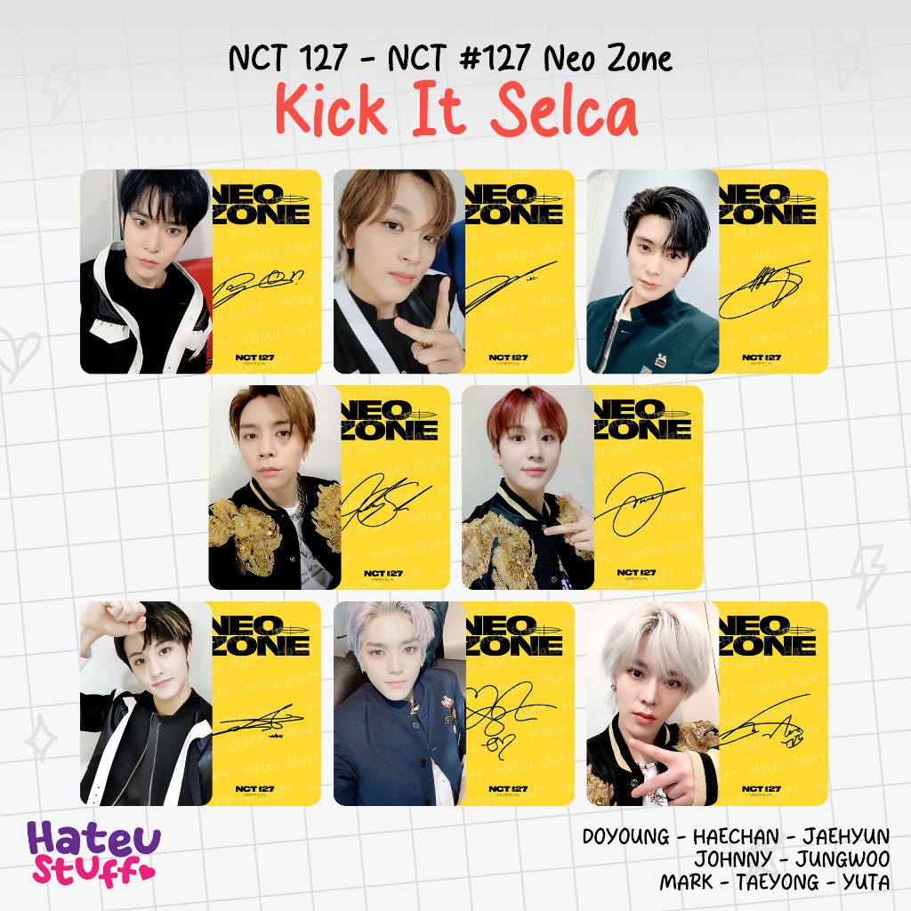 Jual NCT 127 Unofficial Photocard Neo Zone (Punch, Kick It) +