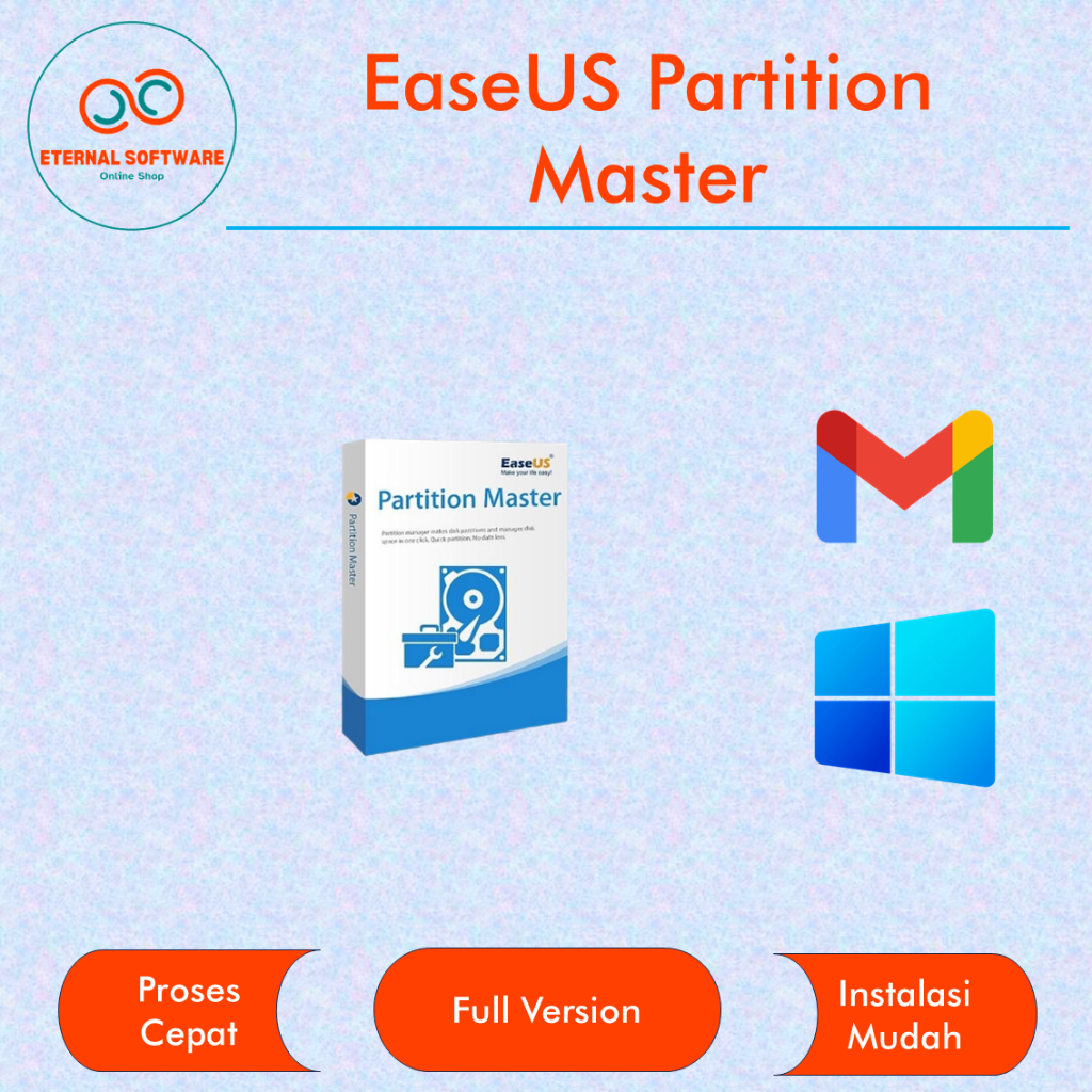 Jual EaseUS Partition Master Full Version Software Partisi Penyimpanan ...