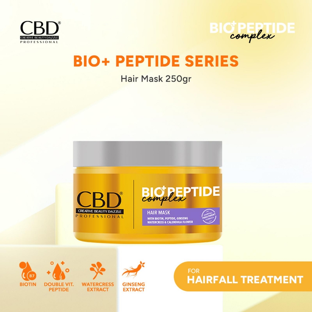 Jual CBD - BIO+PEPTIDE COMPLEX HAIR MASK ( 250 g ) - Masker Rambut ...