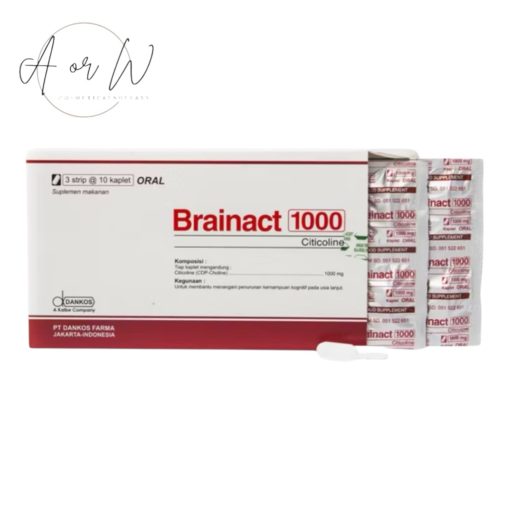 Jual BRAINACT 1000 1 Box 30 Tablet | Shopee Indonesia