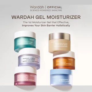 WARDAH Gel Moisturizer Series 30 g - NEW! Collagen Moist, Tranexamic Alpha Arbutin, Symradiance, Cica Complex + Panthenol Ceramide, 14X Hyaluronic + Pentavitin, Vitamin C + Adenosine - Skincare