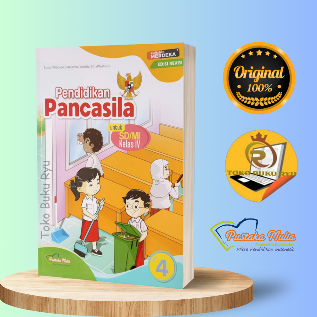 Jual Buku Pendidikan Pancasila Kelas 4 SD (Revisi) Kurikulum Merdeka ...