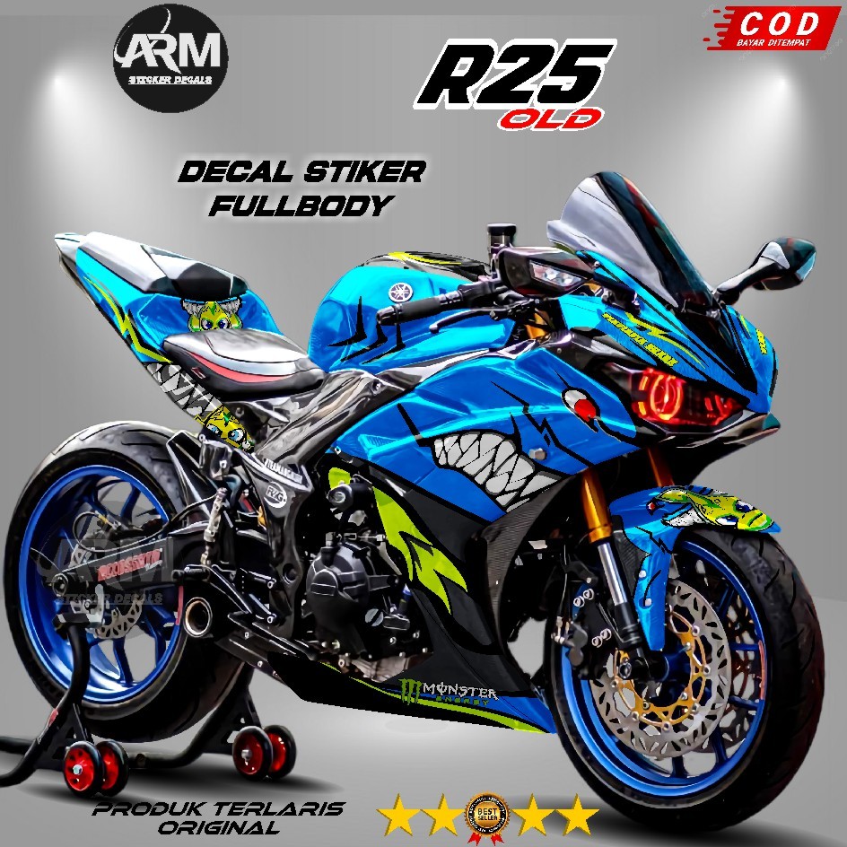 Jual Decal R25 Full Body Decal Yamaha R25 Old Stiker R25 Full Body ...