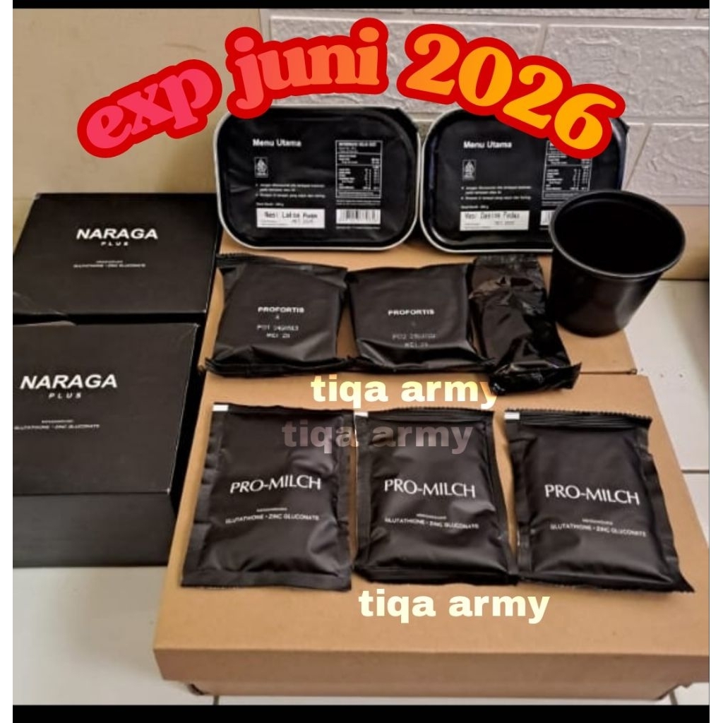 Jual RANSUM NARAGA. MAKANAN TNI. MAKANAN SIAP SAJI | Shopee Indonesia