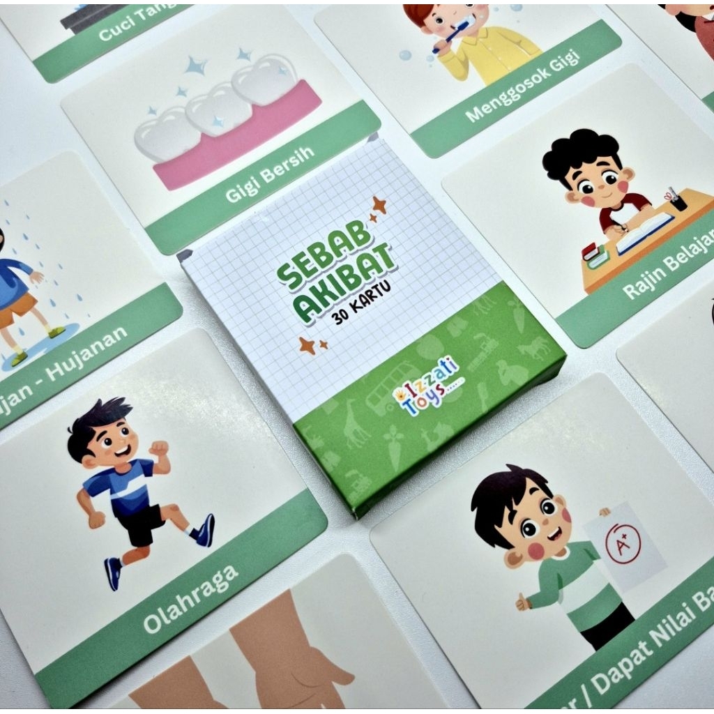 Jual Kartu Sebab Akibat - Flashcard Sebab Akibat | Shopee Indonesia
