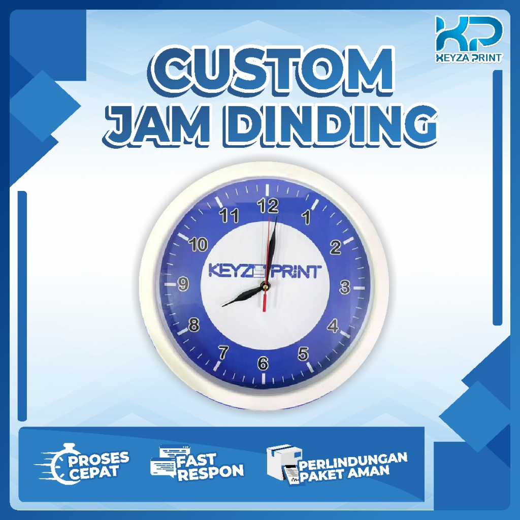 Jual Jam Dinding Custom | custom foto / logo / cocok untuk souvenir ...