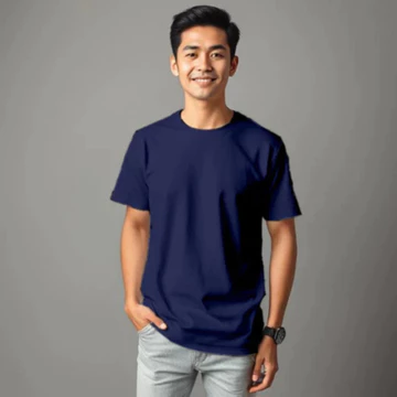 Kaos Polos Premium Pria Wanita – Baju Atasan Oblong Lengan Pendek Unisex