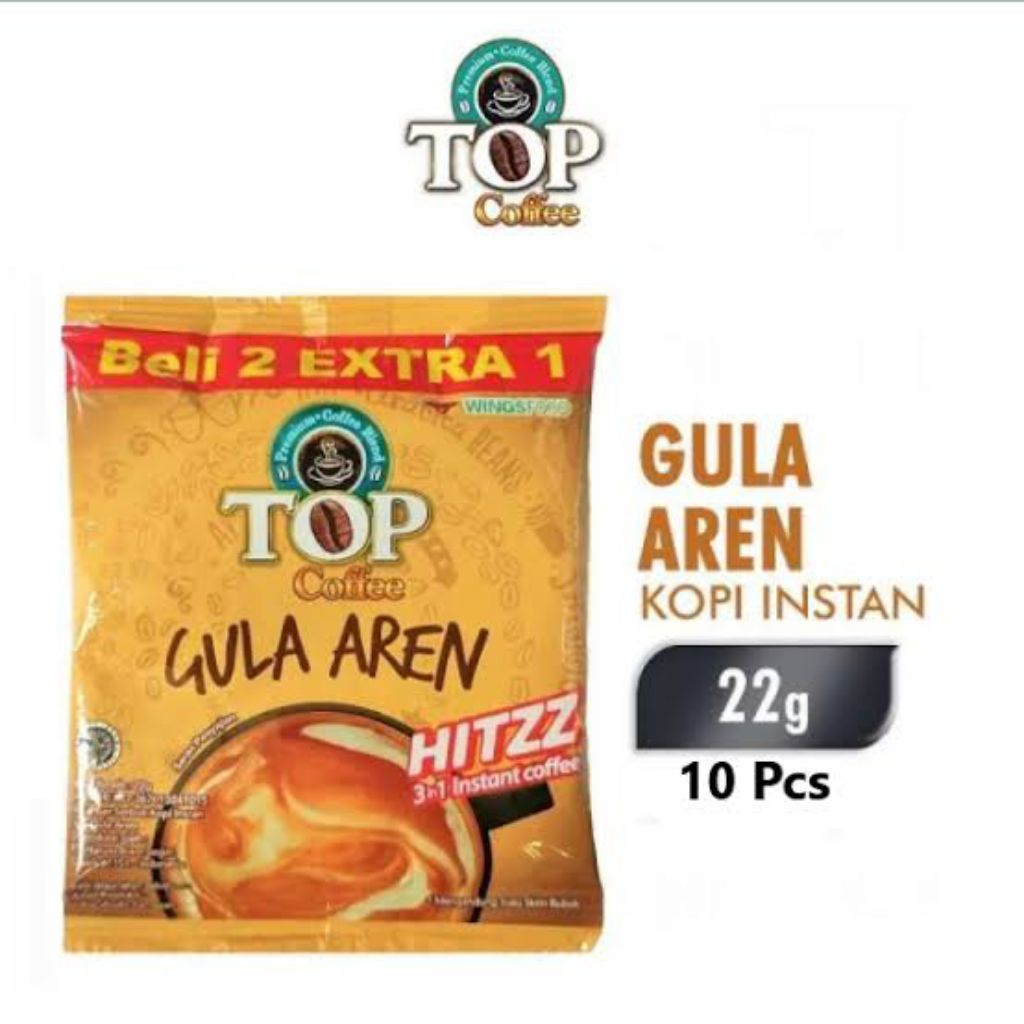 Jual Top Coffee Gula Aren Renceng 10 x 22 gr | Shopee Indonesia