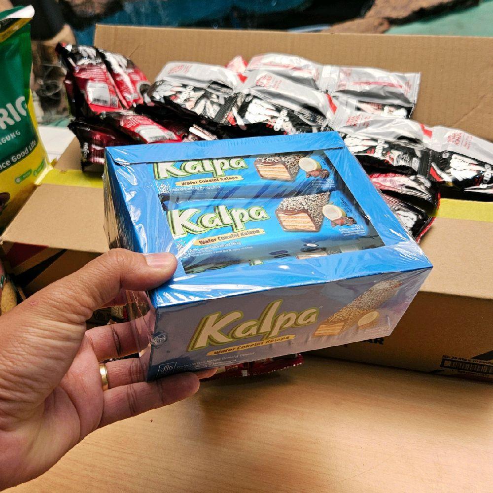 Jual ED 04.26 BOX 12*20GR 240GR - KALPA WAFER COKLAT KELAPA COKELAT ...