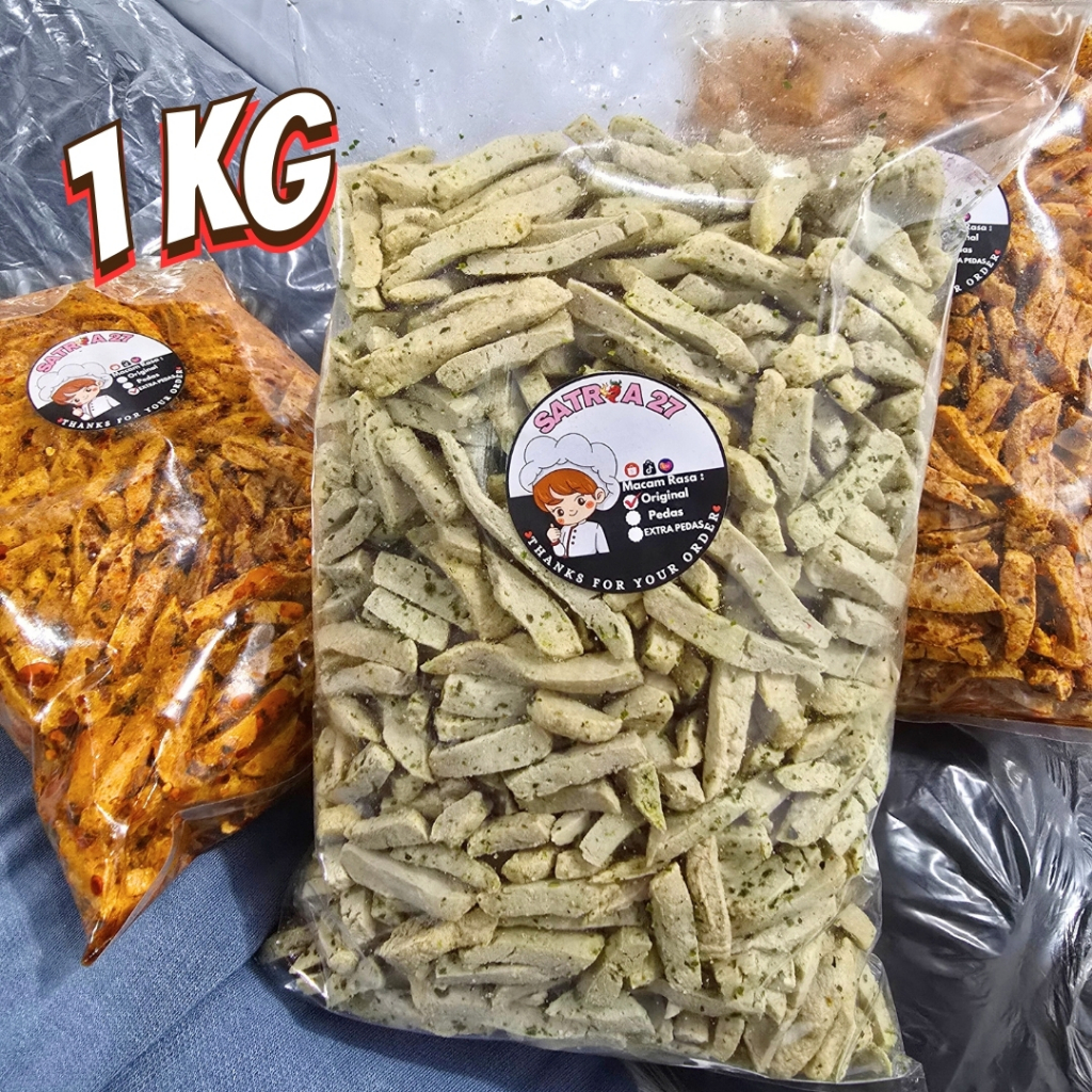 Basreng Pedas Daun Jeruk/ Original / Extra Pedas 1kg