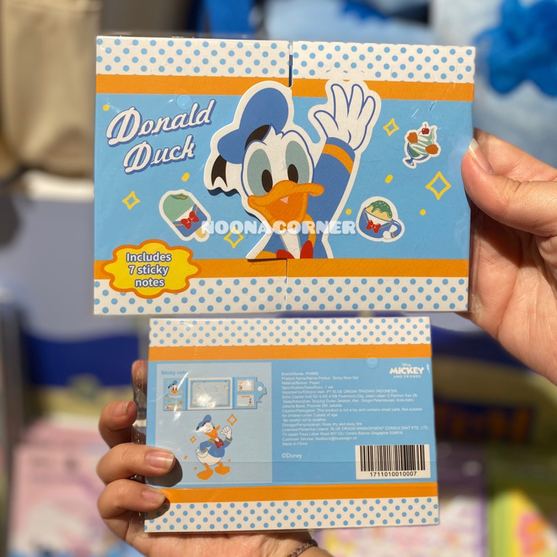Jual PHARE Sticky Notes Paper Set Daisy Duck - Donal Duck | Shopee ...