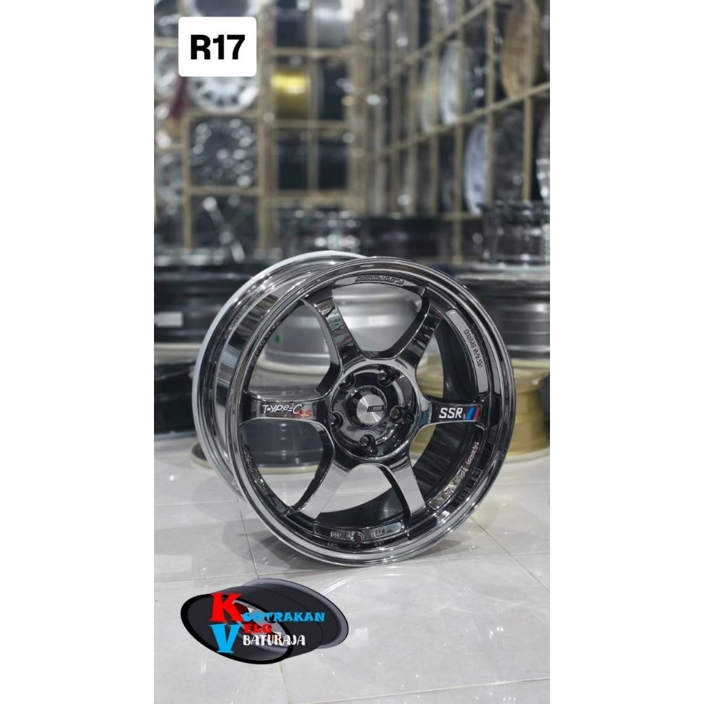 Jual Velg SSR Type C R17 Black Chrome 5x114 ( INNOVA ERTIGA RUSH TERIOS ...