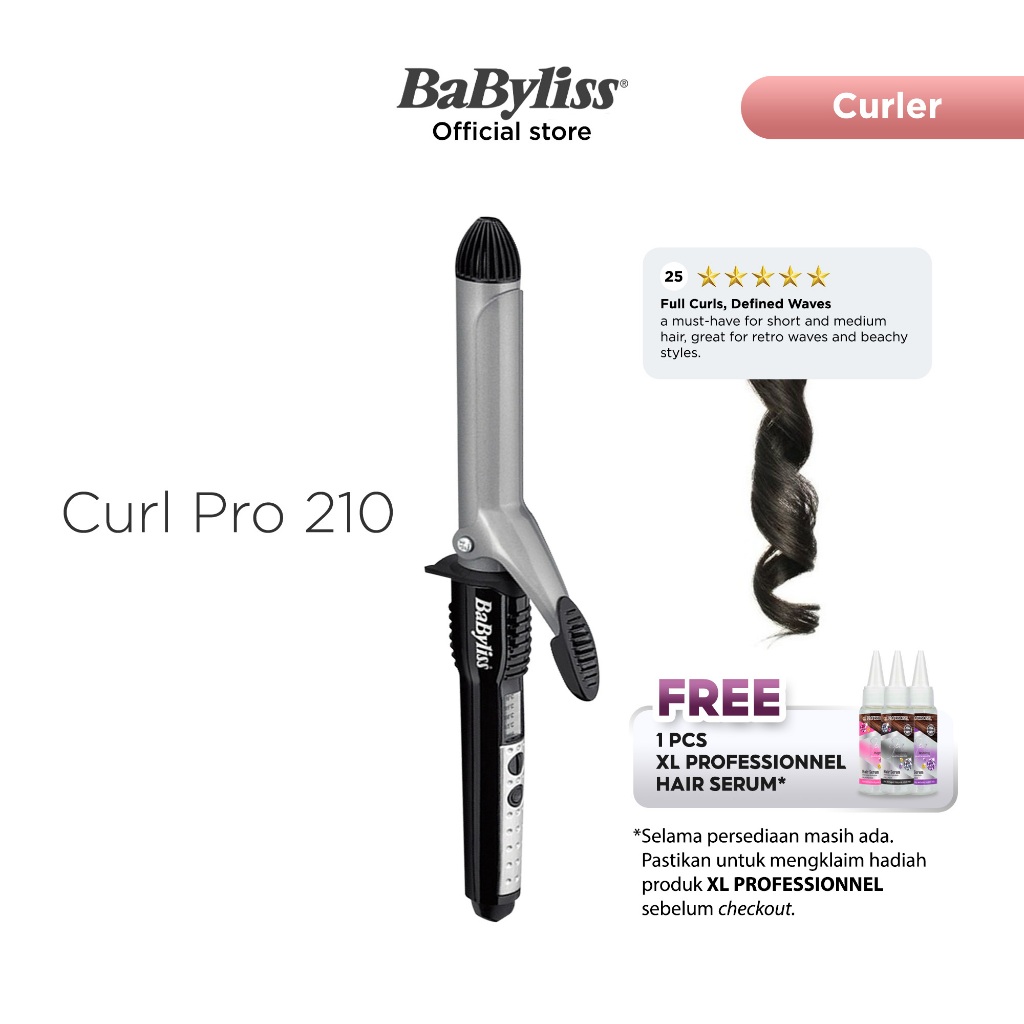 Catok Rambut Babyliss Sublim Touch 25 Mm Jual Babyliss Curling