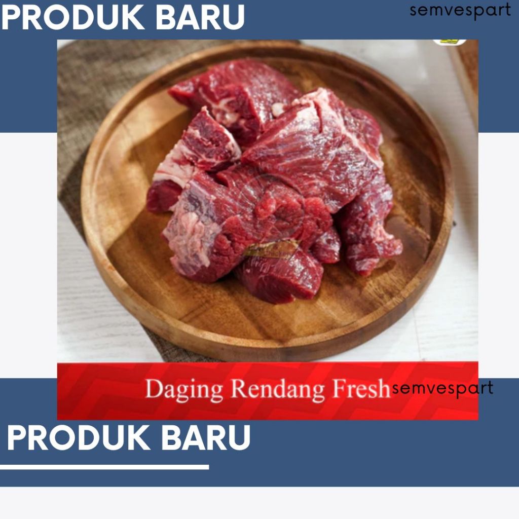Jual Daging Sapi Potong Rendang Fresh 1Kg Bumbu Khas Indonesia | Shopee ...