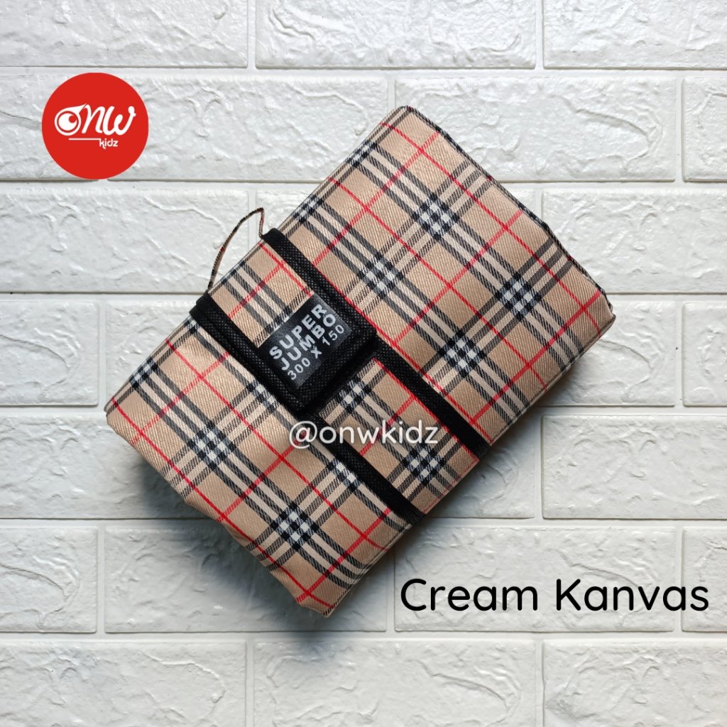 Tikar Lipat Piknik Super Jumbo Kanvas 300 x 150 cm Karpet Lipat