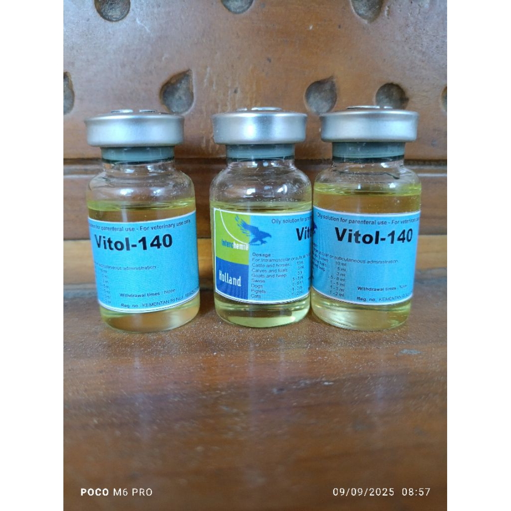 Jual vitol 140 repack isi 10 ml Original vitamin ADE perbaiki kondisi ...