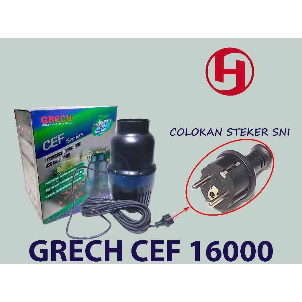 Jual GRECH WATER PUMP CEF 16000 POMPA CELUP KOLAM HEMAT LISTRIK ...