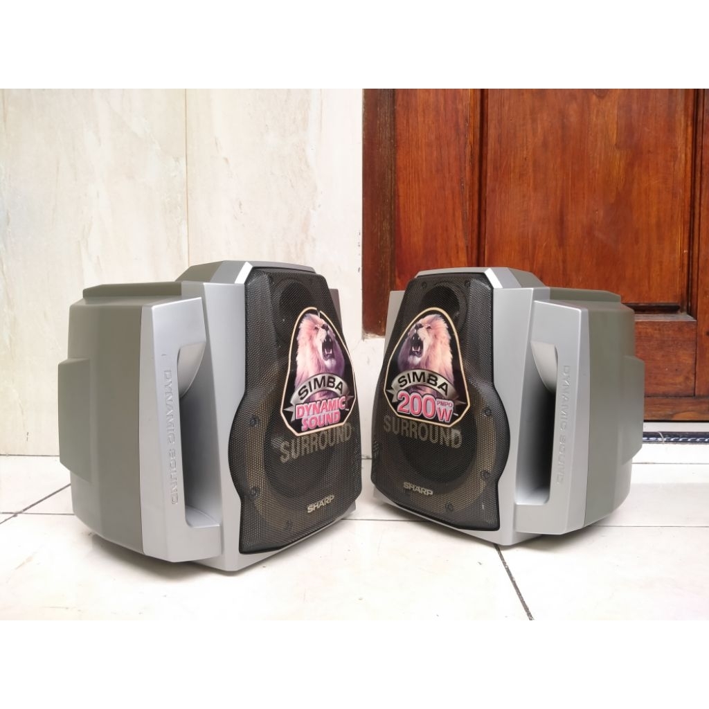 Jual speaker sharp simba pasif 4.5 inch original bawaan compo sharp ...