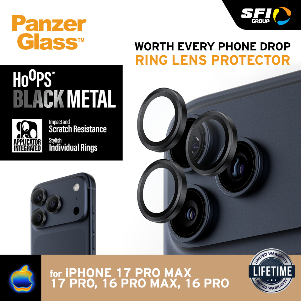 Jual PANZERGLASS CAMERA LENS PROTECTOR (RINGS) FOR IPHONE 17 PRO MAX ...