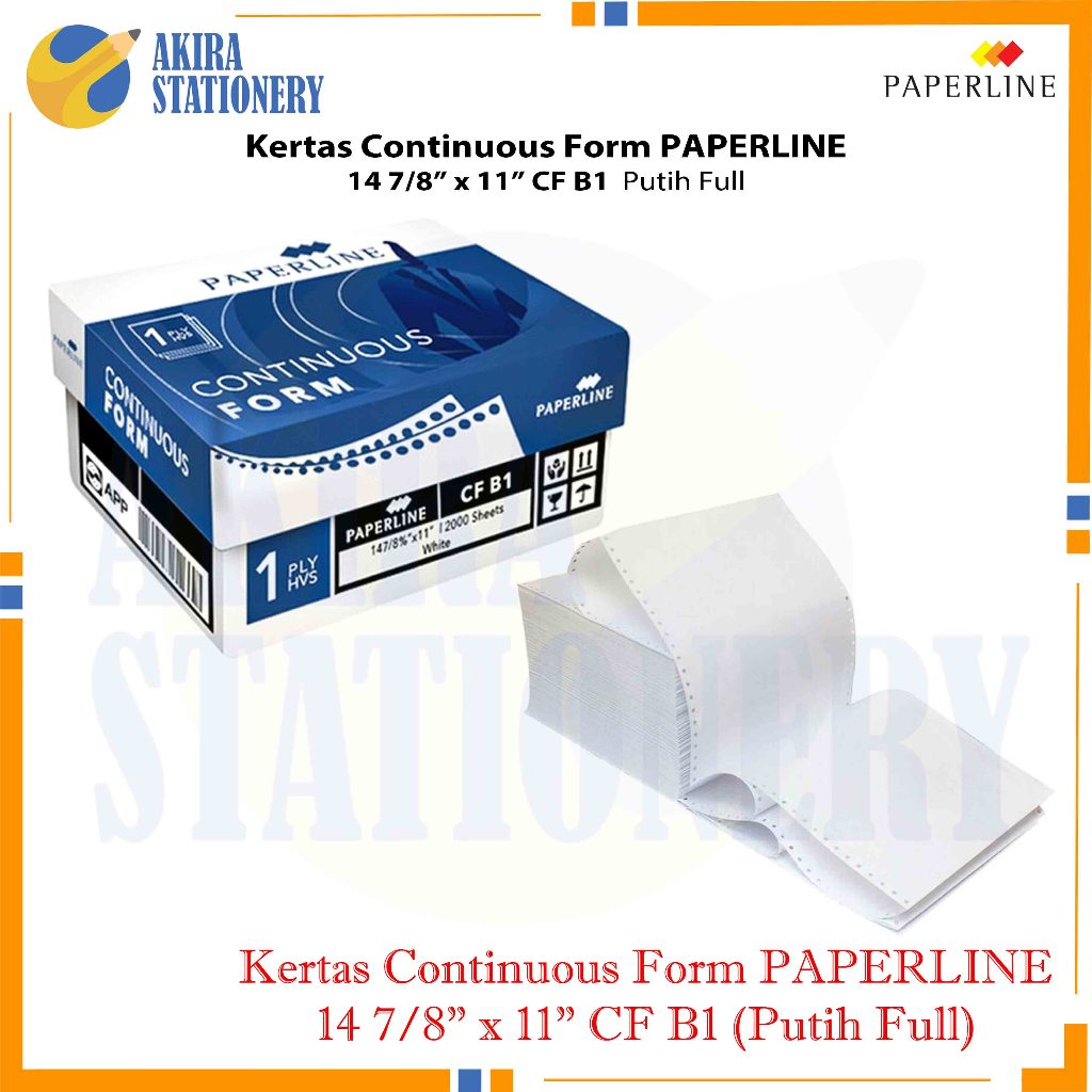 Jual Continuous Form PaperLine Besar 14 7/8 x 11