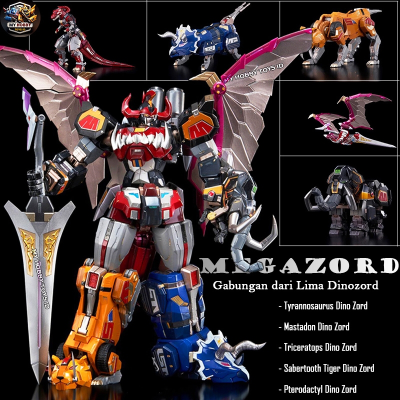 Jual Flame Toys KO Version Figure Power Rangers Dino Megazord Robot ...