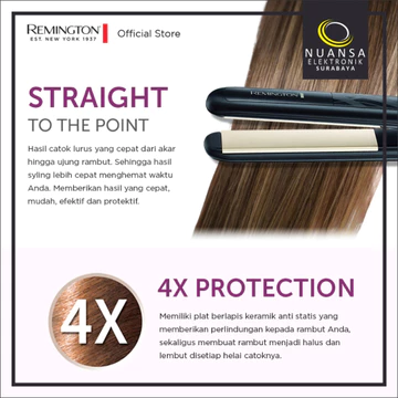 REMINGTON S3500 S 3500 S 3500 Catokan Pelurus Rambut Ceramic Straight
