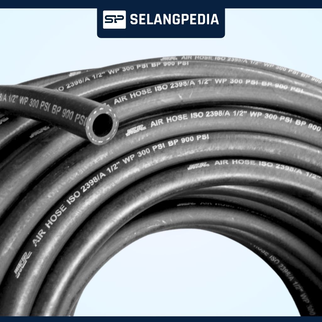 Jual Selang Angin Karet Hitam 1/2