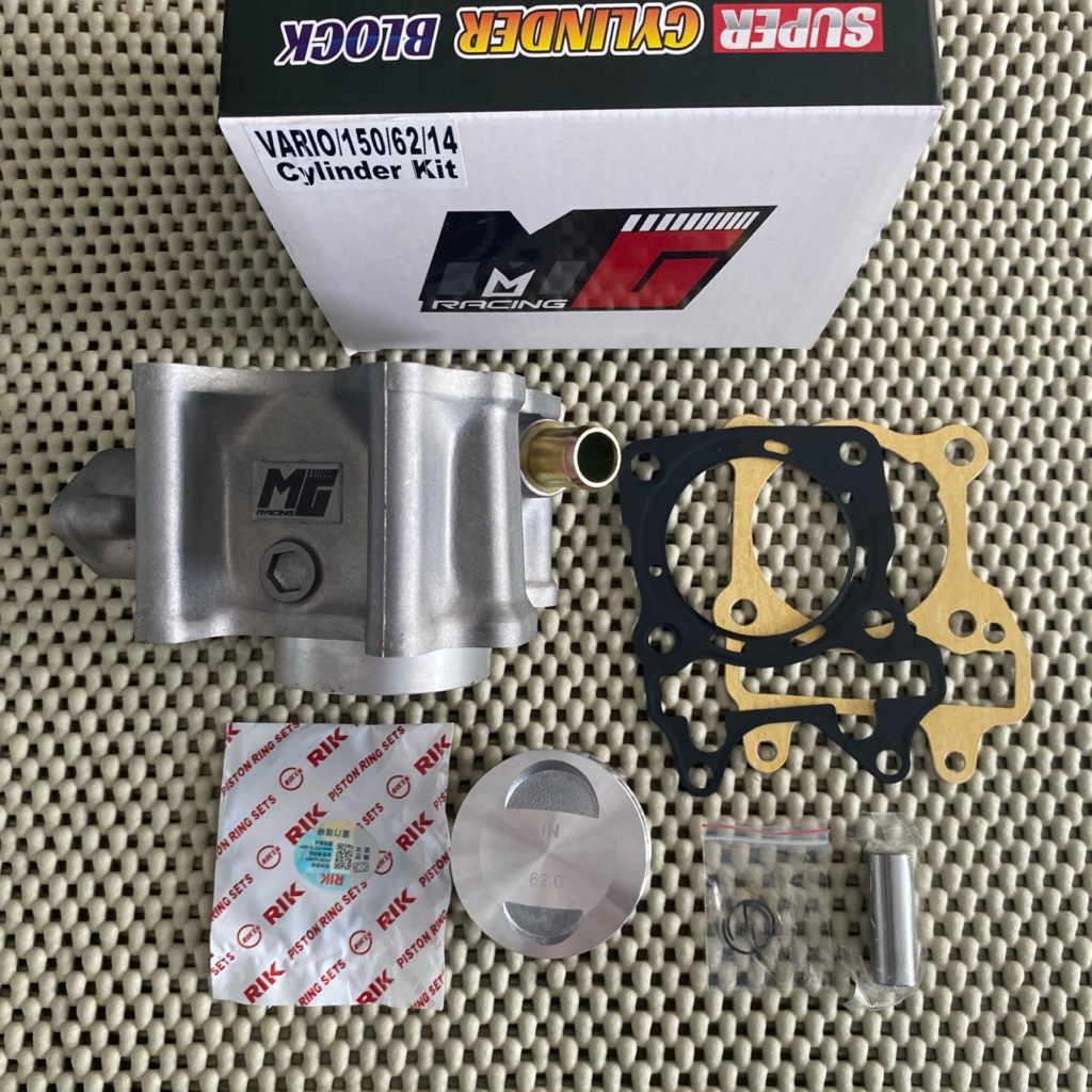 Jual Blok borup vario 150 62 63 casting set piston MG racing | Shopee ...