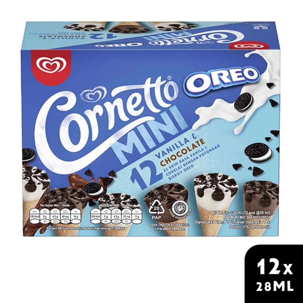 Jual Es Krim Cornetto Mini Terlengkap & Harga Terbaru Juli 2026 ...