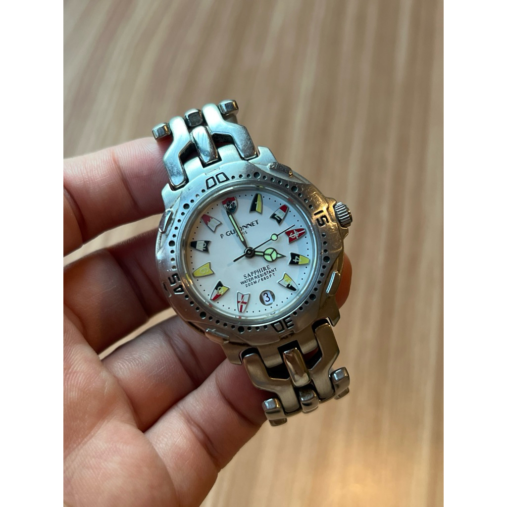 Jual Jam Tangan Vintage RARE P Guionnet Paris mirip Tag Heuer bracelet ...