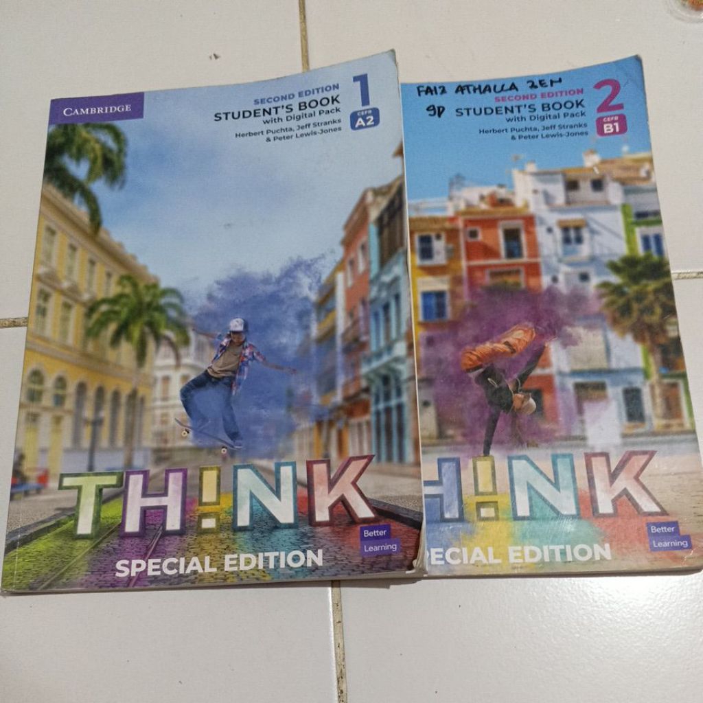 Jual Think student book second edition 1 & 2 | Shopee Indonesia