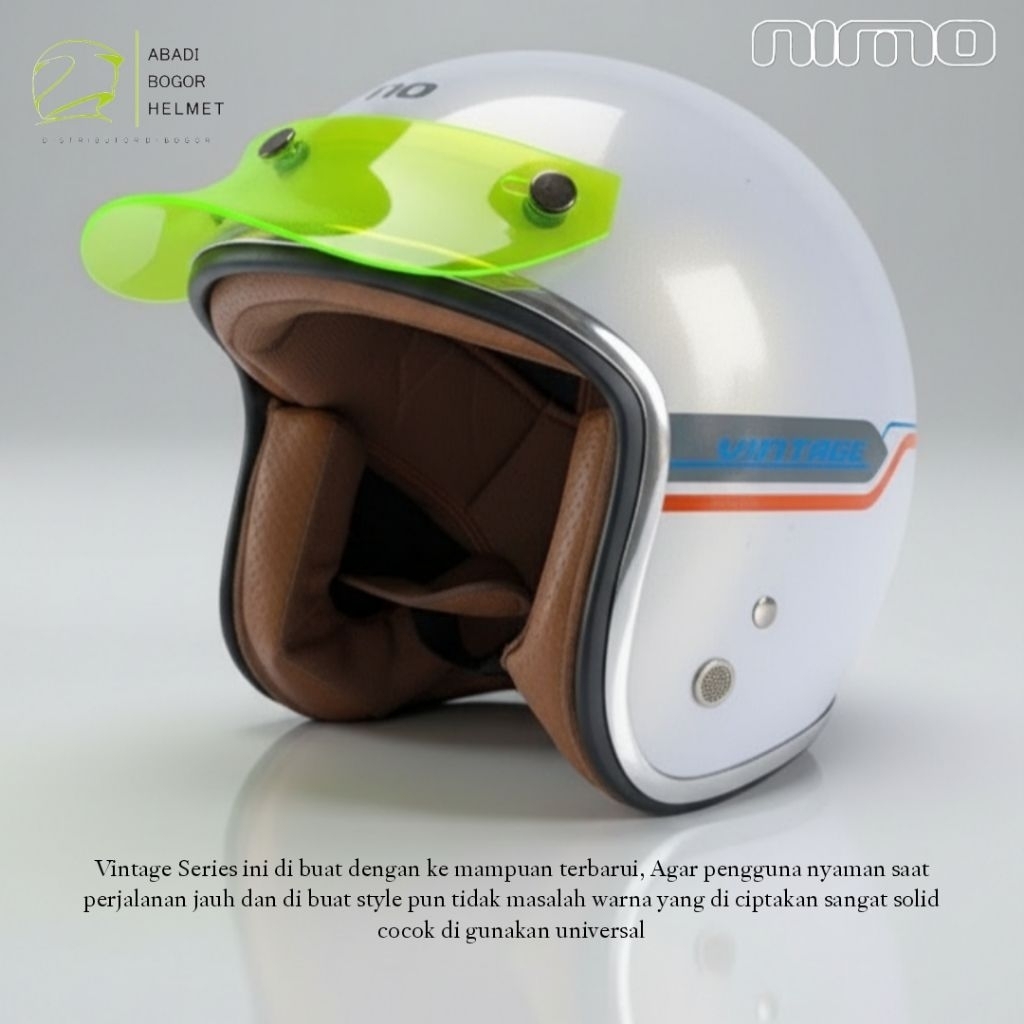Jual HELM BOGO NIMO SERIES VINTAGE PREMIUM PET AKRILIK HELM ABS ...