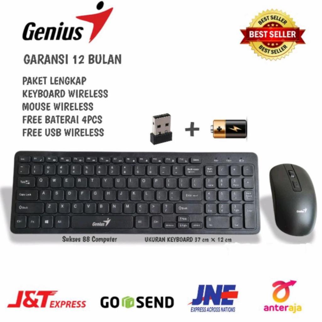 Jual Genius gkm520 Portable Wireless Set Combo Keyboard and Mouse Tanpa ...