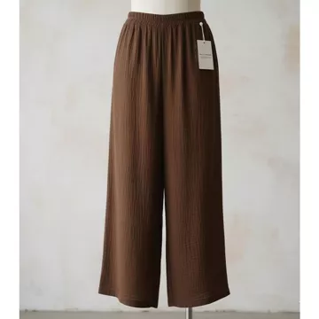 Celana Kulot Wanita Bahan Cringkle Airflow HIGHWAIST LOOSE PANTS